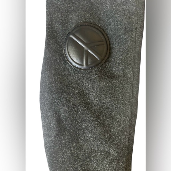 TALLIA Black Knee High Wedge Boots - Picture 5 of 6